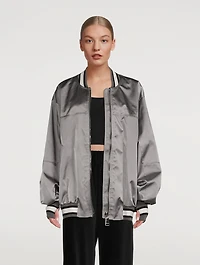 Satin Basketball Jacket