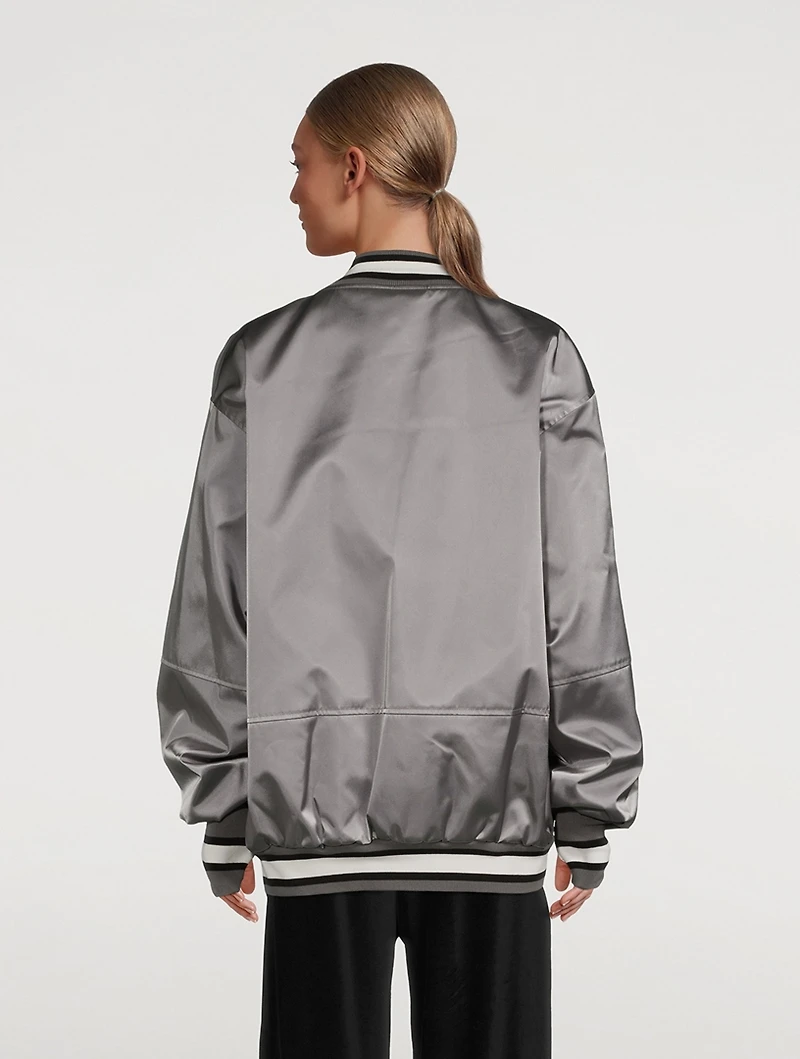 Satin Basketball Jacket
