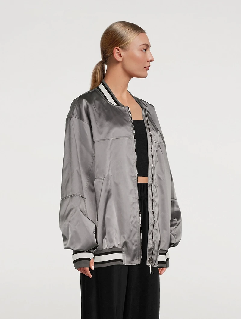 Satin Basketball Jacket