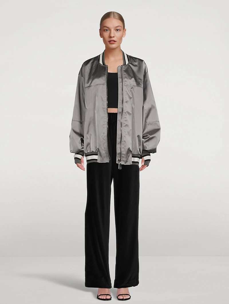 Satin Basketball Jacket