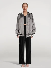 Satin Basketball Jacket