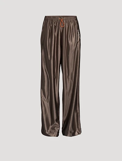 Satin Track Pants