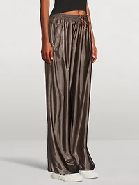Satin Track Pants