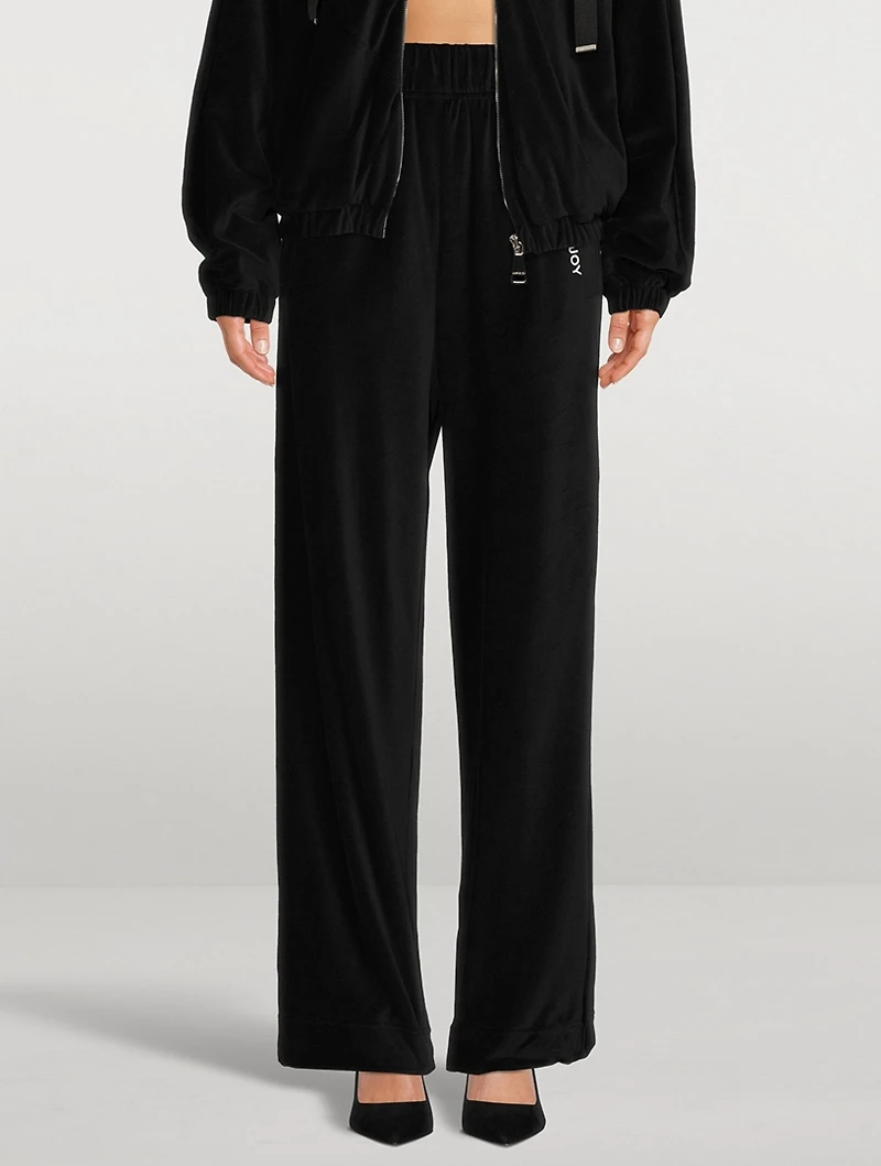 Velour Track Pants