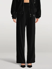 Velour Track Pants