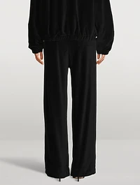 Velour Track Pants