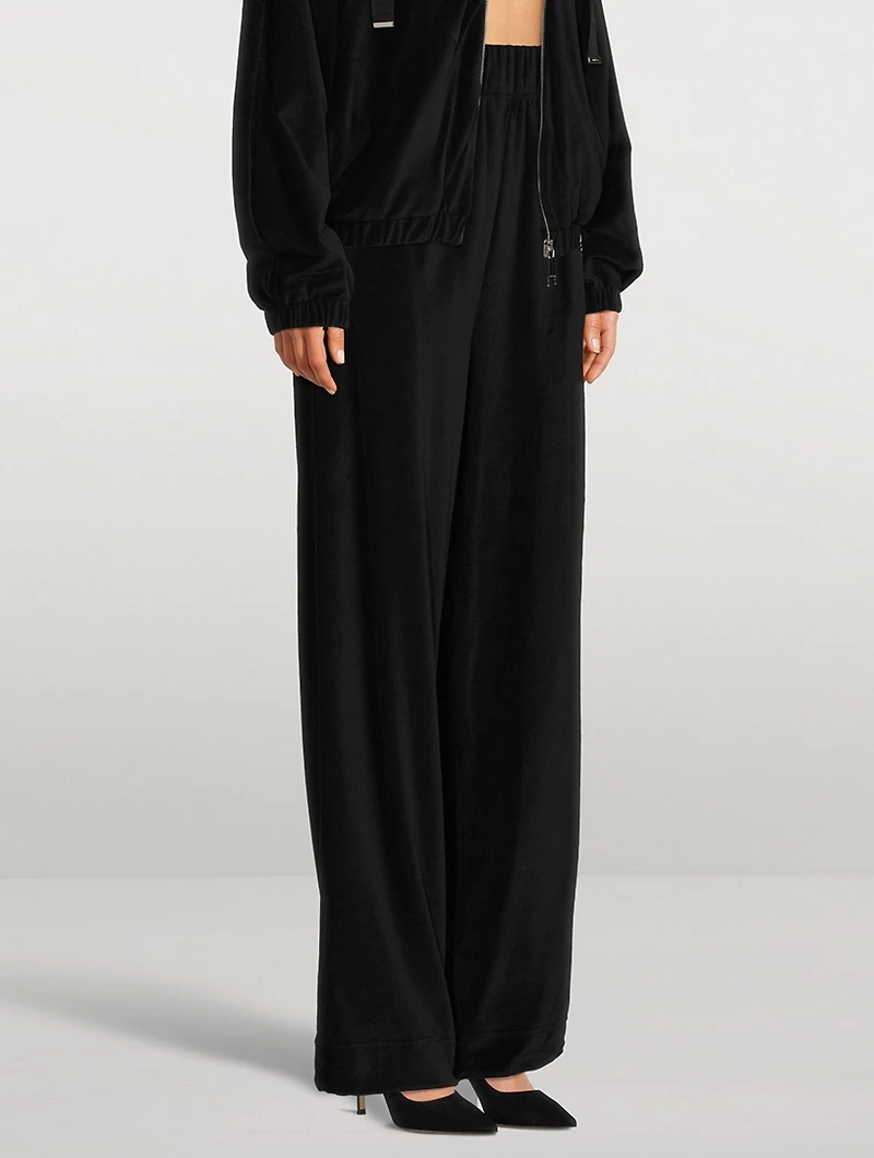 Velour Track Pants
