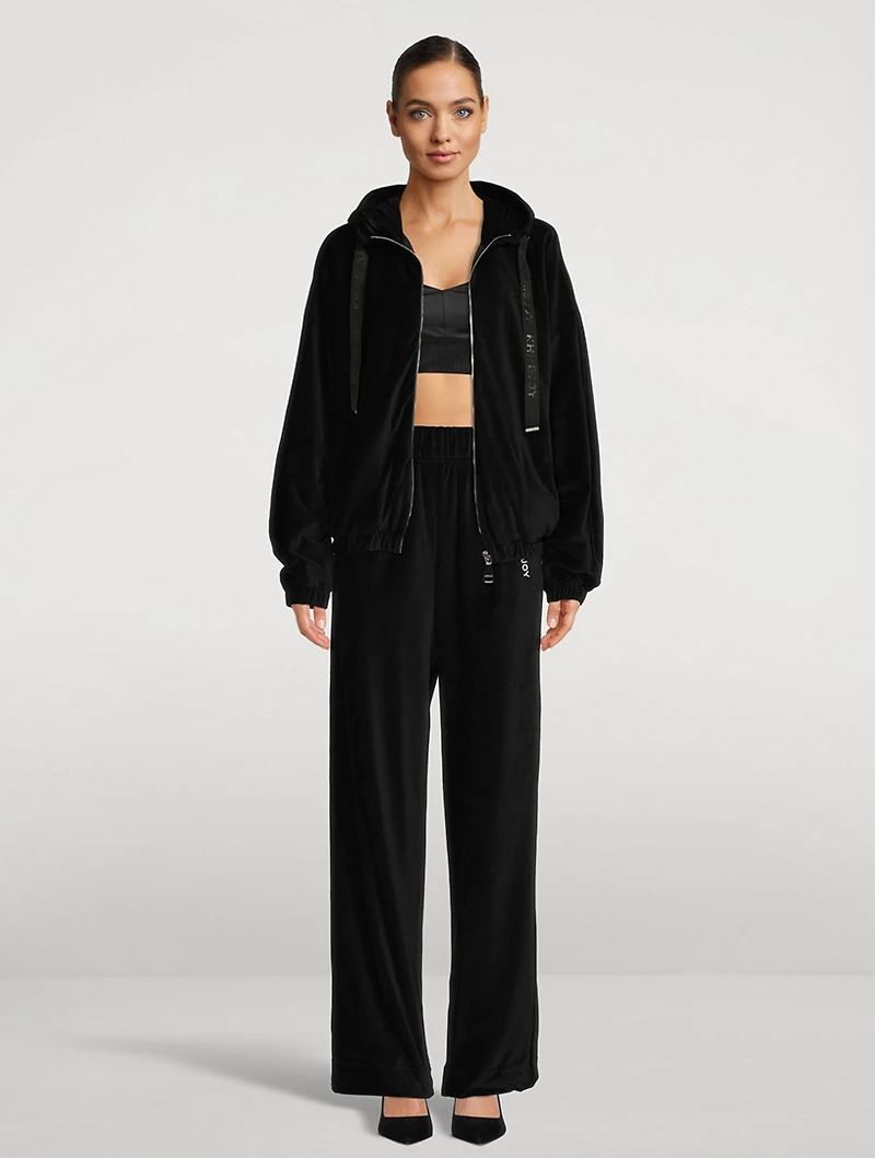 Velour Track Pants