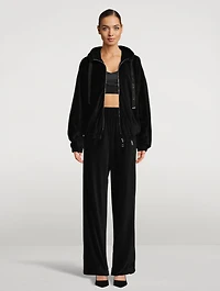 Velour Track Pants