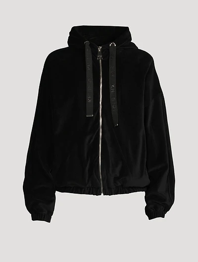 Velour Track Jacket