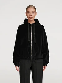 Velour Track Jacket