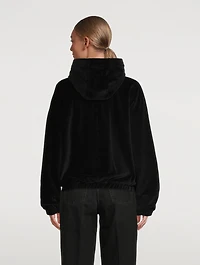 Velour Track Jacket