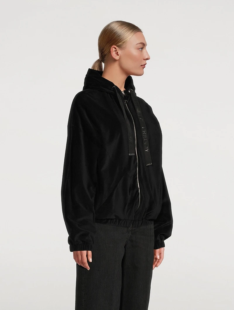 Velour Track Jacket