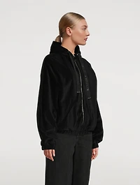 Velour Track Jacket