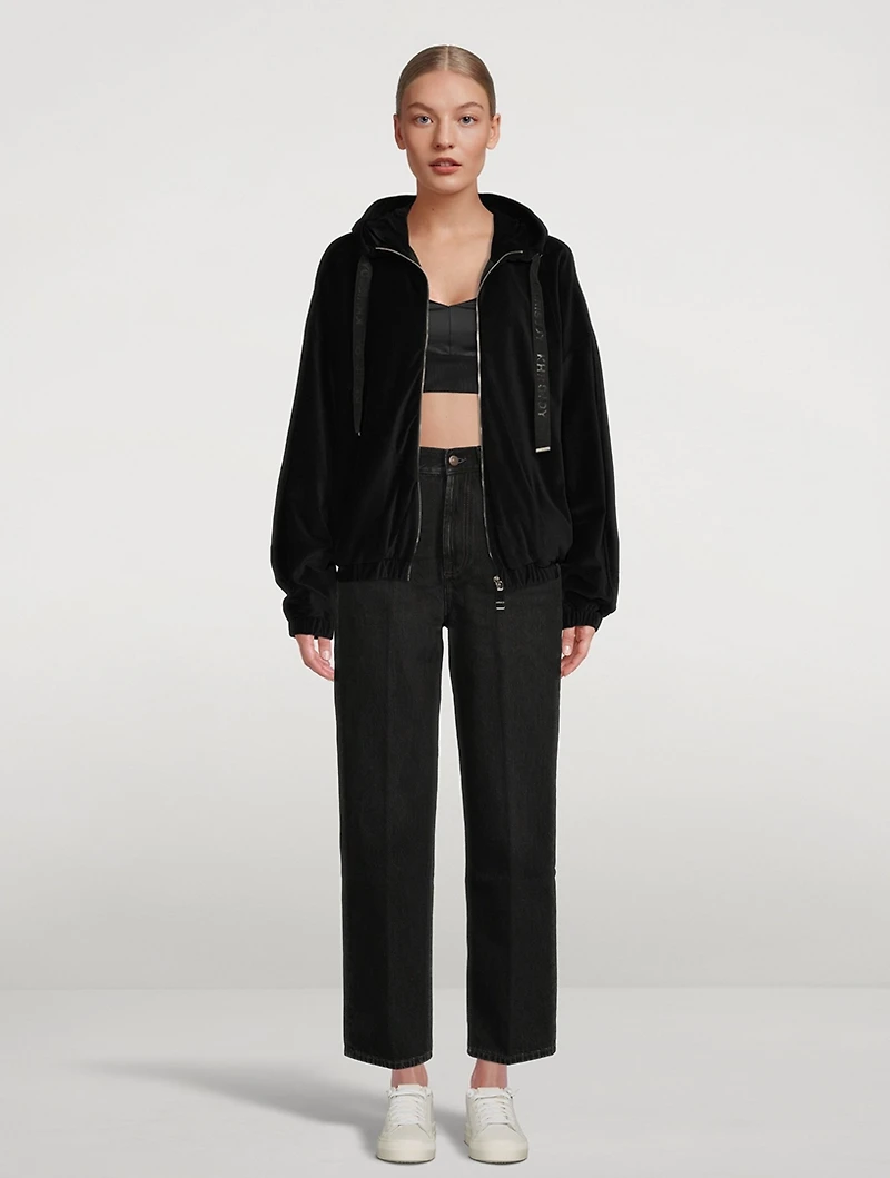 Velour Track Jacket