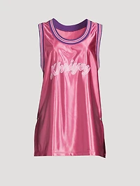 Satin Basketball Tank Top