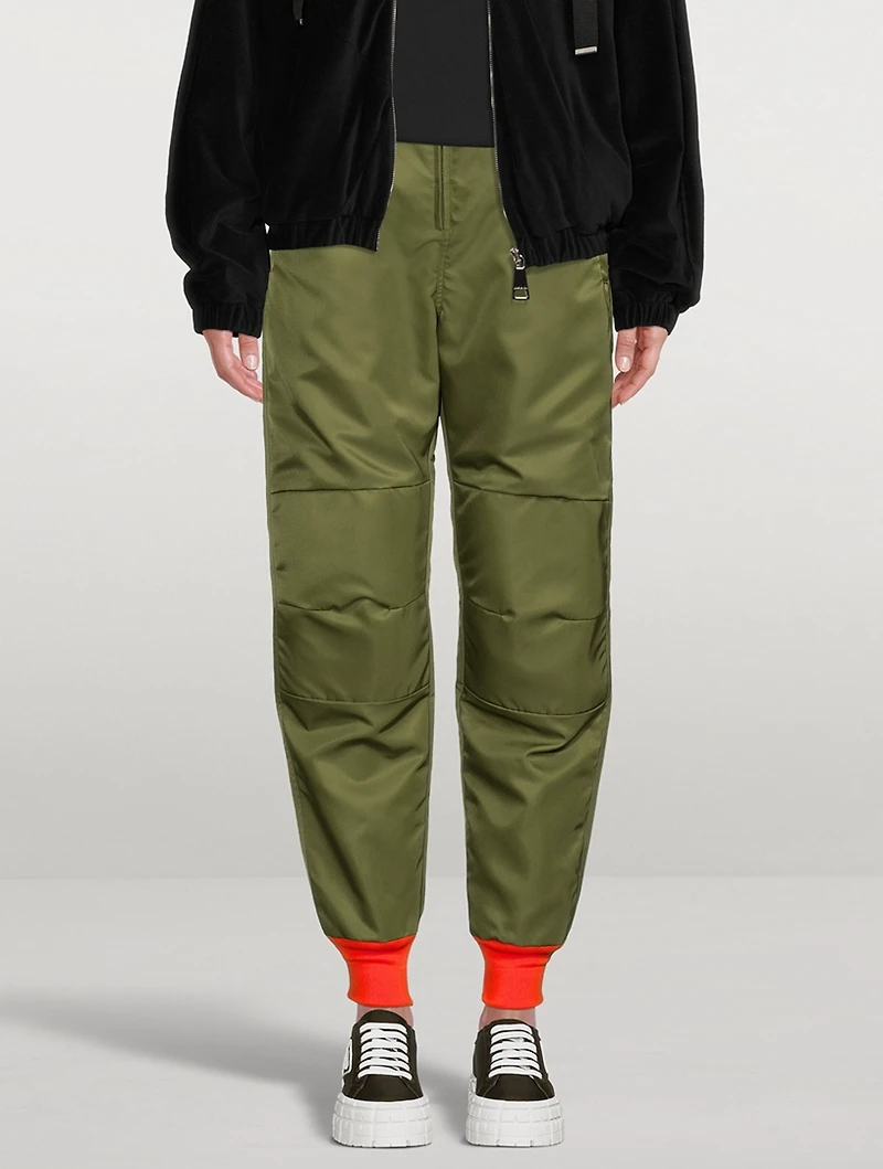 Satin Bomber Pants