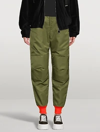 Satin Bomber Pants