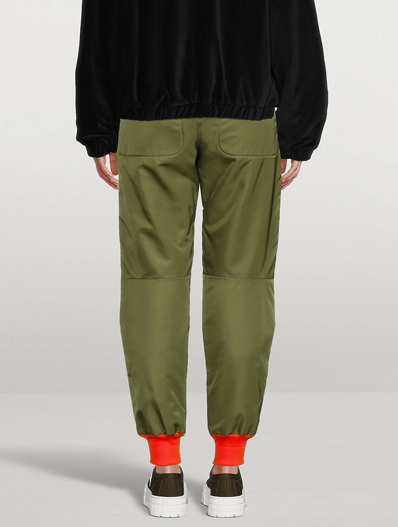 Satin Bomber Pants