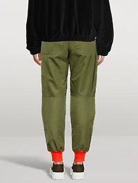 Satin Bomber Pants