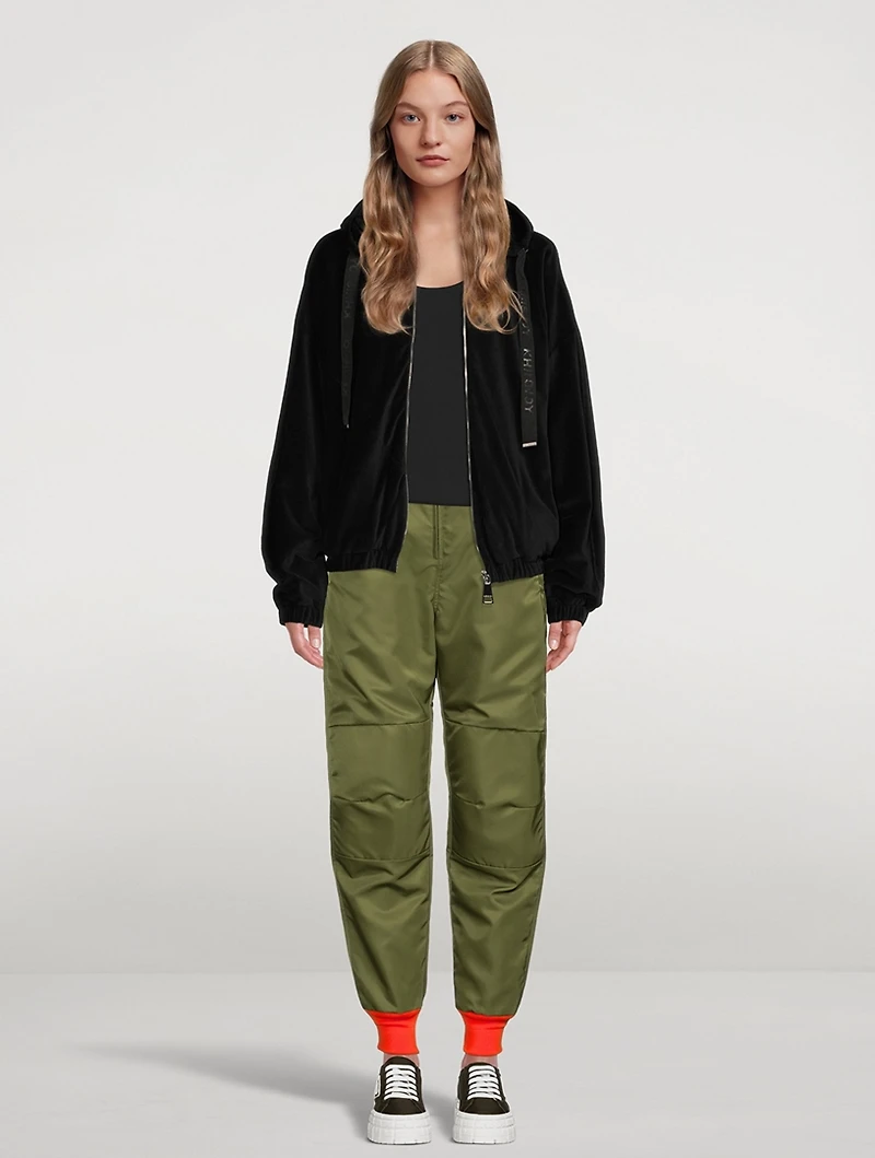 Satin Bomber Pants