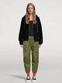 Satin Bomber Pants