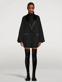 Suiting Mix Tuxedo Cape