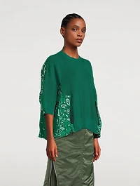 Cotton Mix Top Bandana Print
