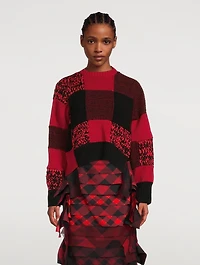 Buffalo Check Jacquard Sweater