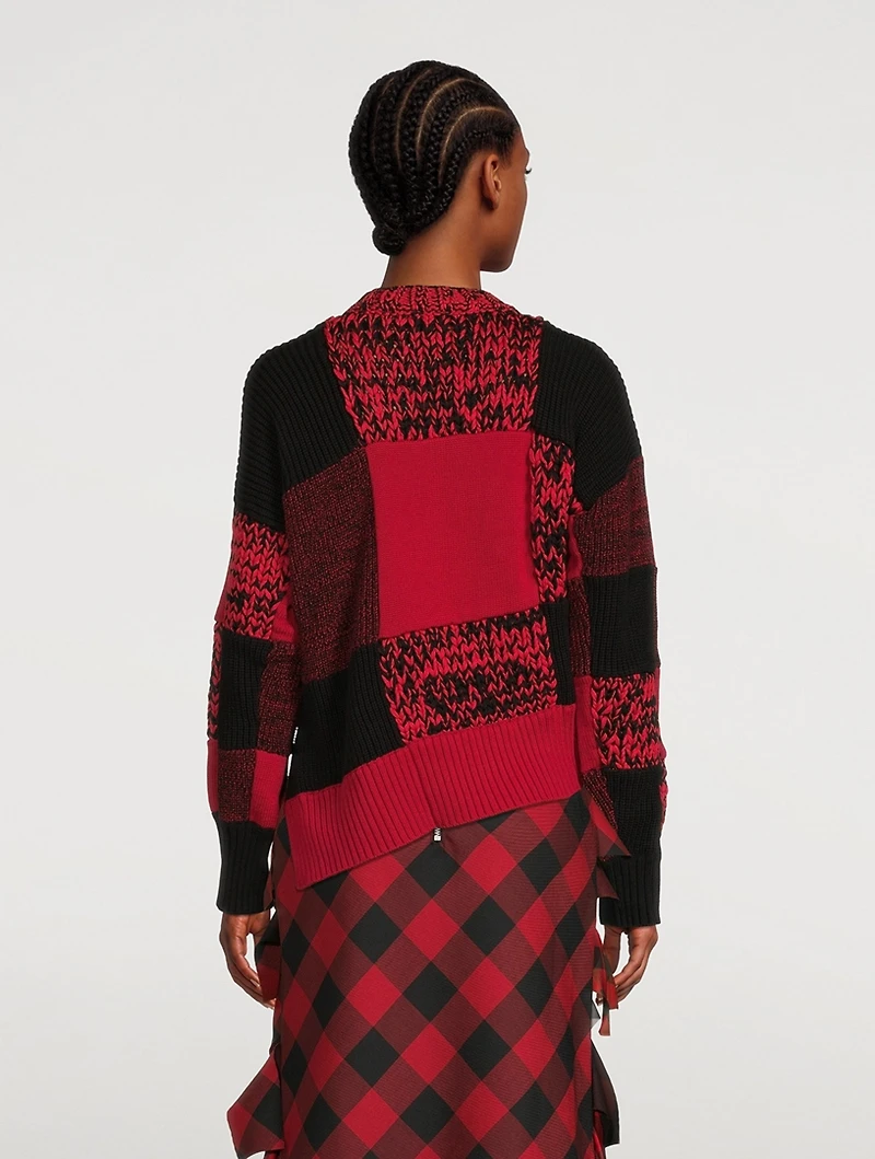 Buffalo Check Jacquard Sweater