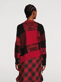 Buffalo Check Jacquard Sweater