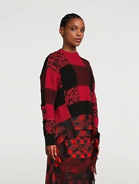 Buffalo Check Jacquard Sweater