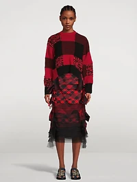 Buffalo Check Jacquard Sweater