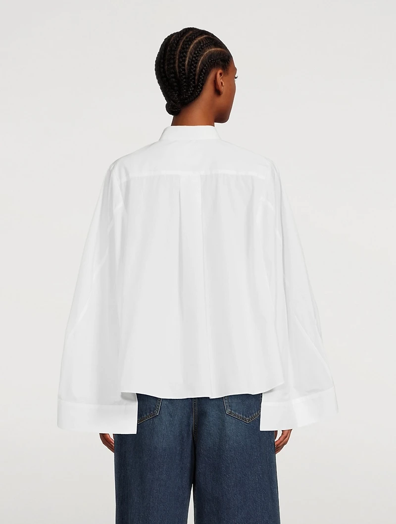 Cotton Poplin Cape