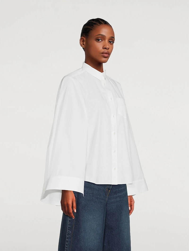 Cotton Poplin Cape