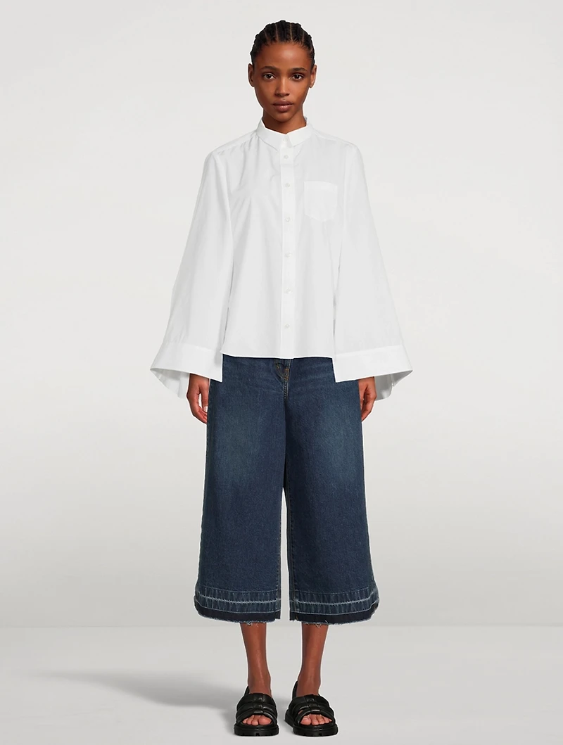 Cotton Poplin Cape