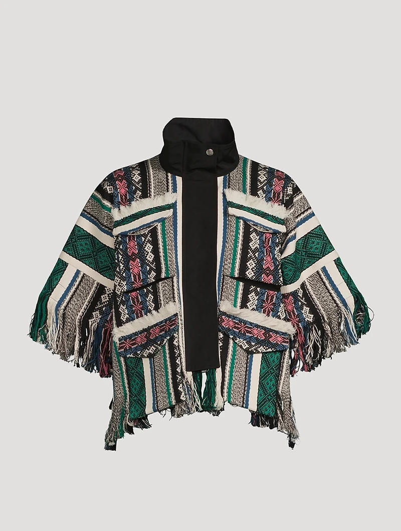 Jacquard Rug Jacket