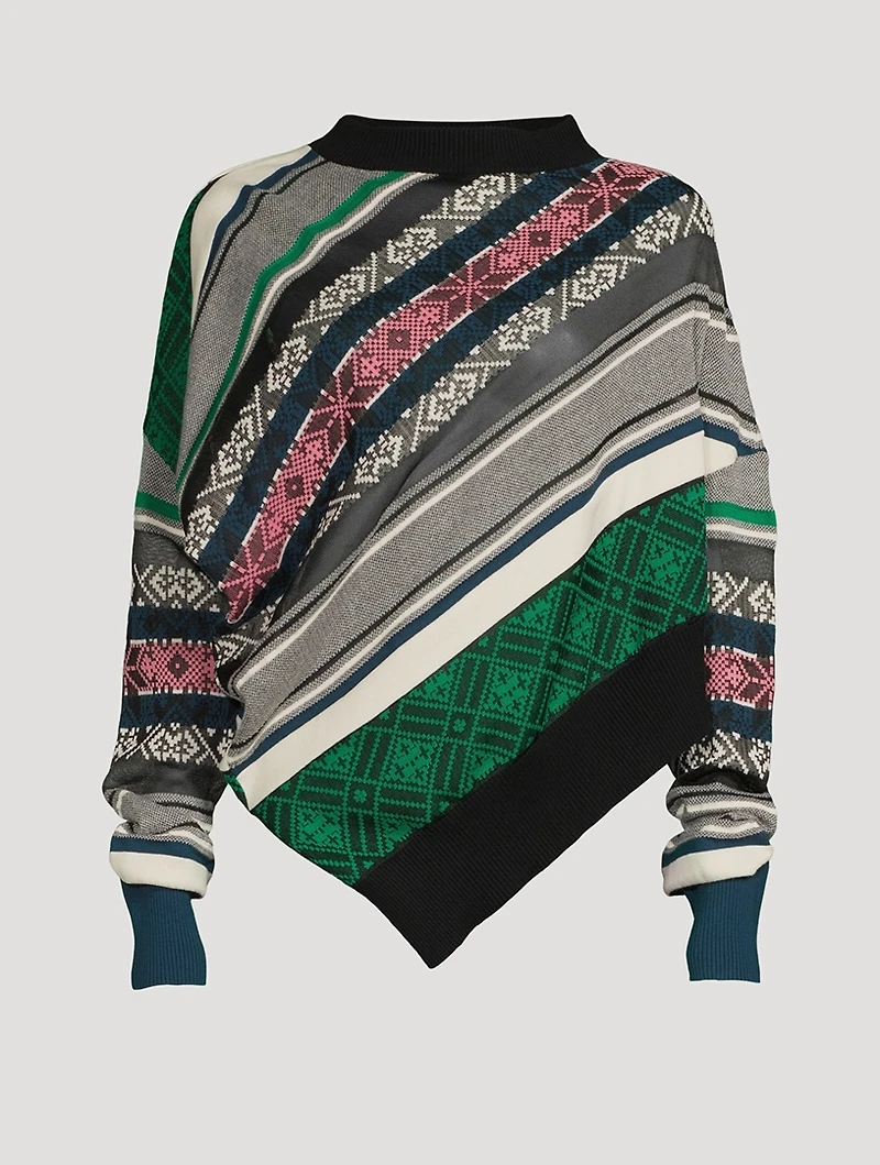 Jacquard Rug Sweater