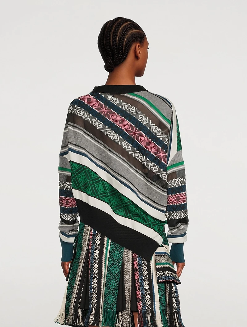 Jacquard Rug Sweater