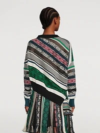 Jacquard Rug Sweater