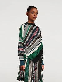 Jacquard Rug Sweater