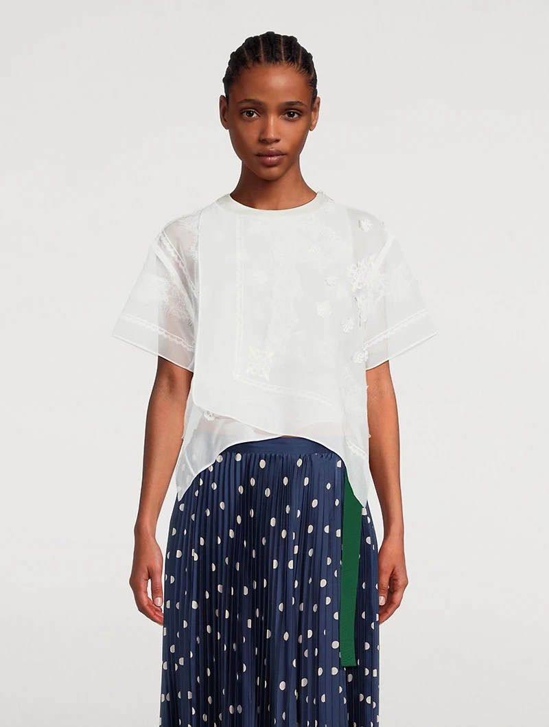 Bandana Lace T-Shirt