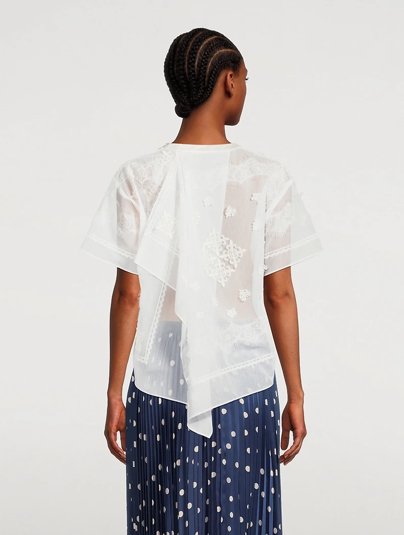 Bandana Lace T-Shirt