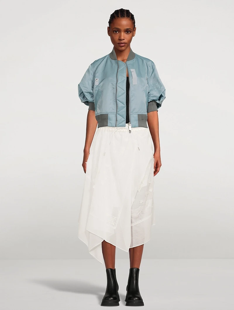Bandana Lace Midi Skirt