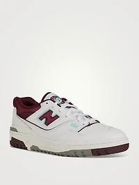 550 Mesh And Leather Sneakers