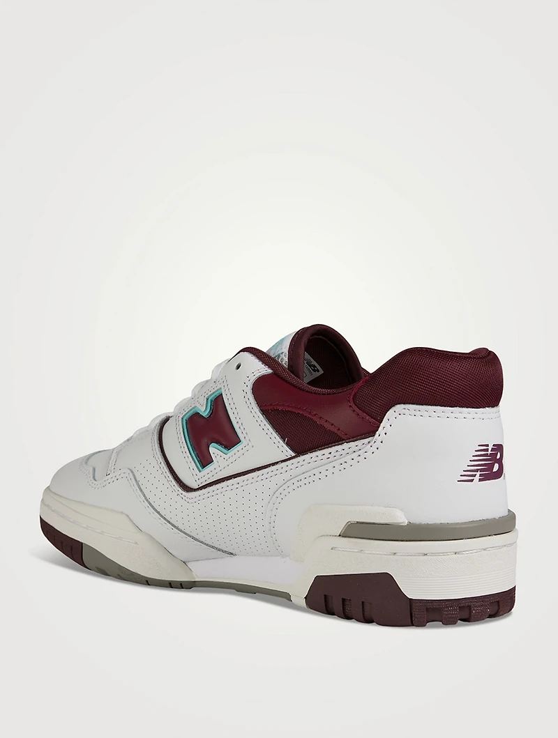 550 Mesh And Leather Sneakers