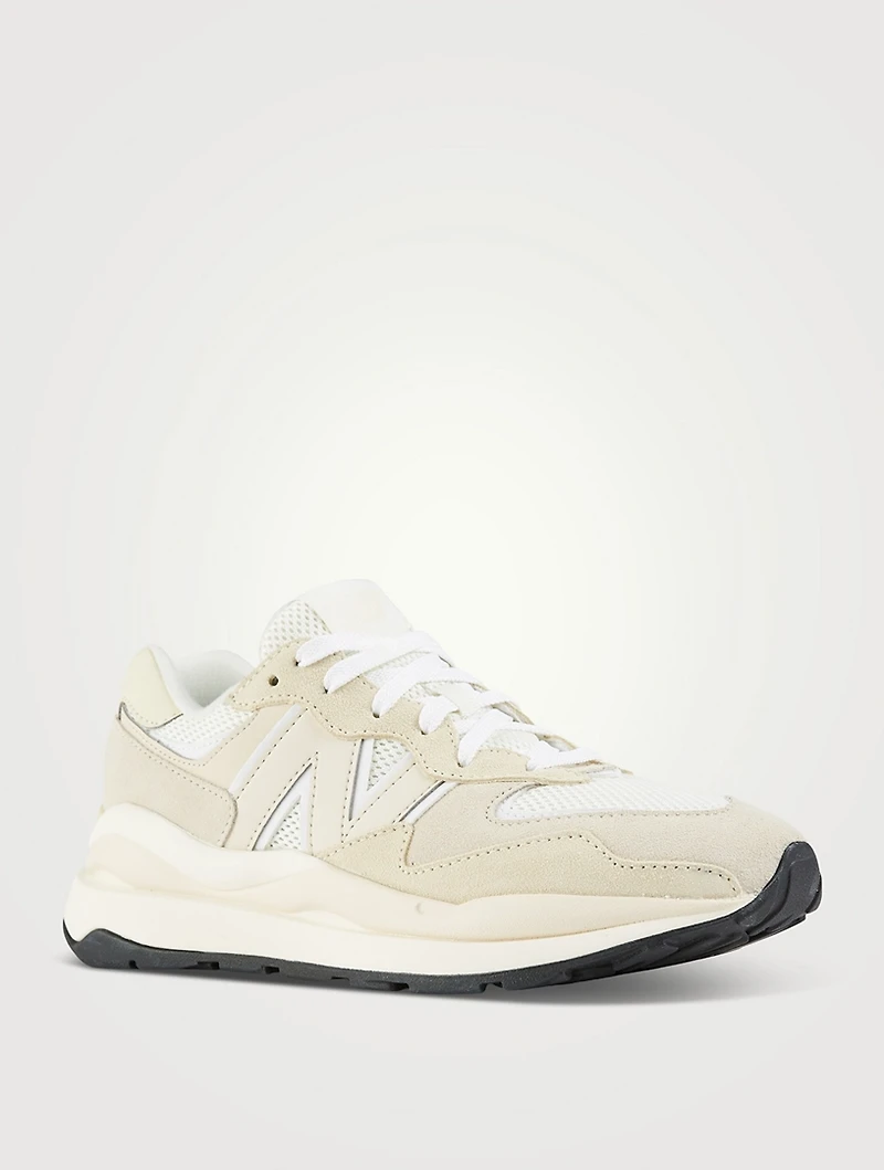 57/40 Suede And Mesh Sneakers