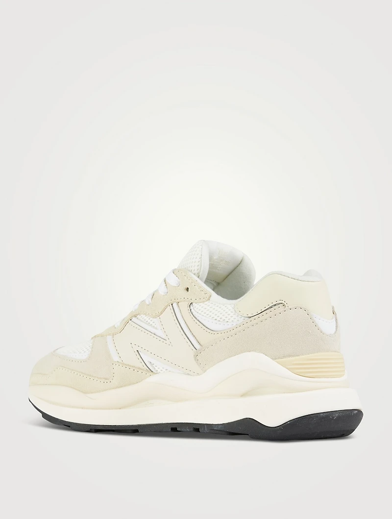 57/40 Suede And Mesh Sneakers