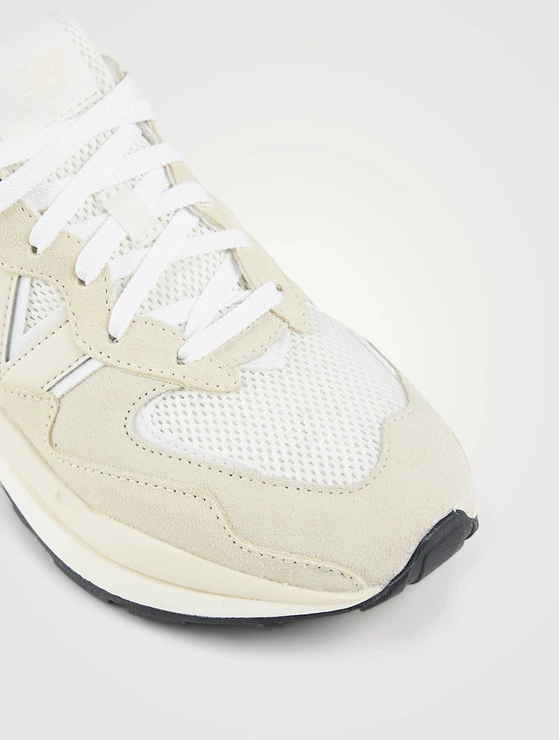 57/40 Suede And Mesh Sneakers