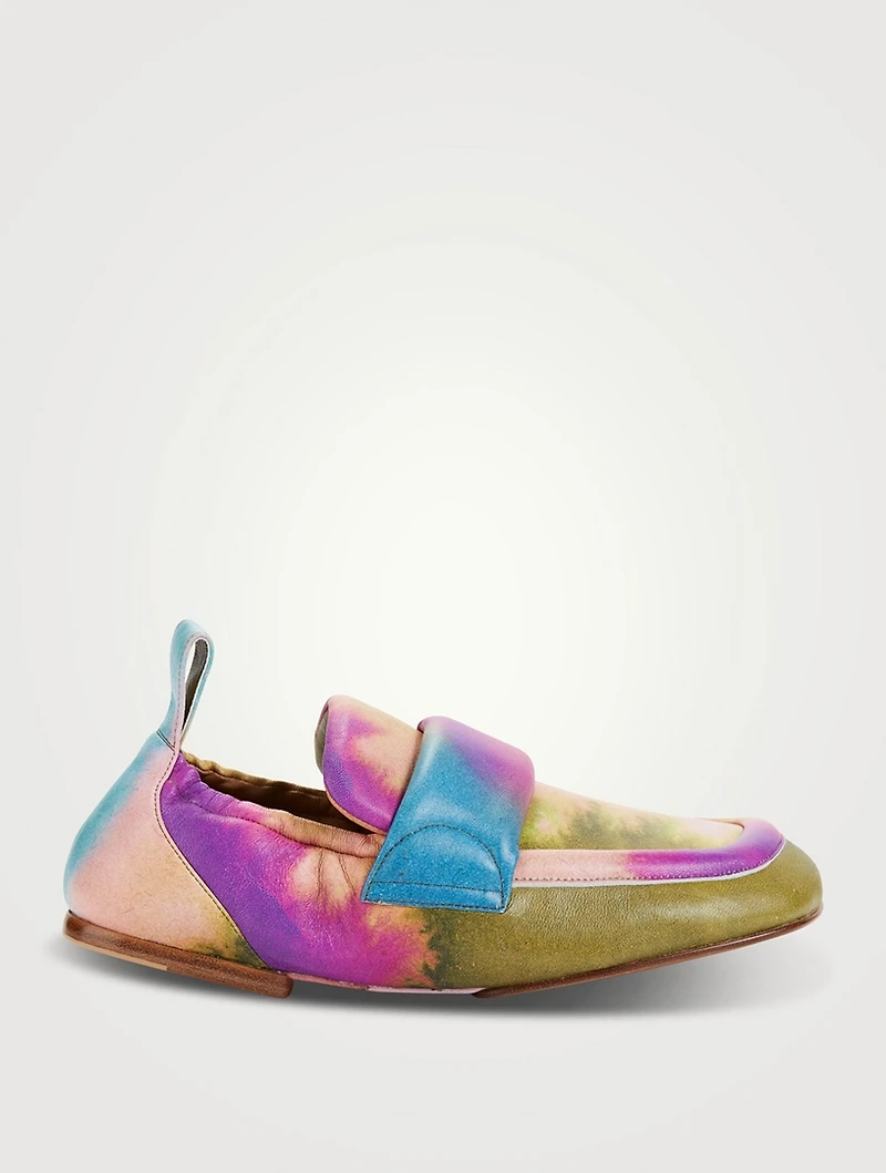 Padded Suede Loafers